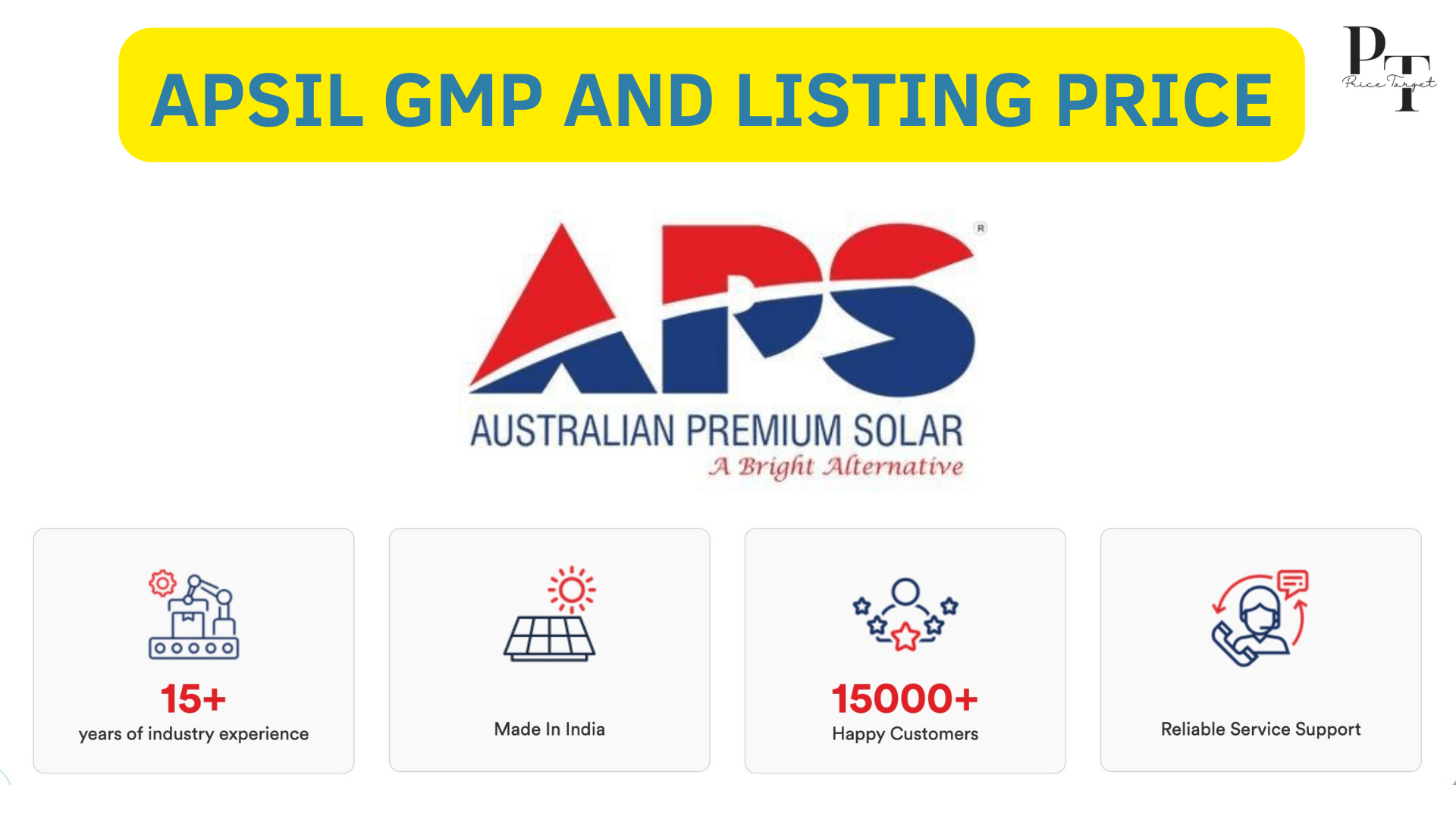 Australian Premium Solar GMP and Expected Listing Price